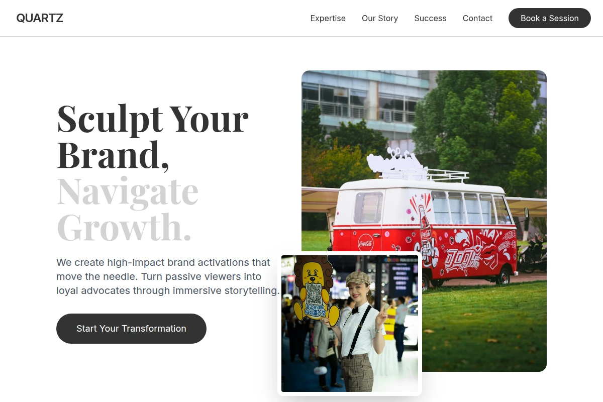 Quartz Brand Activation